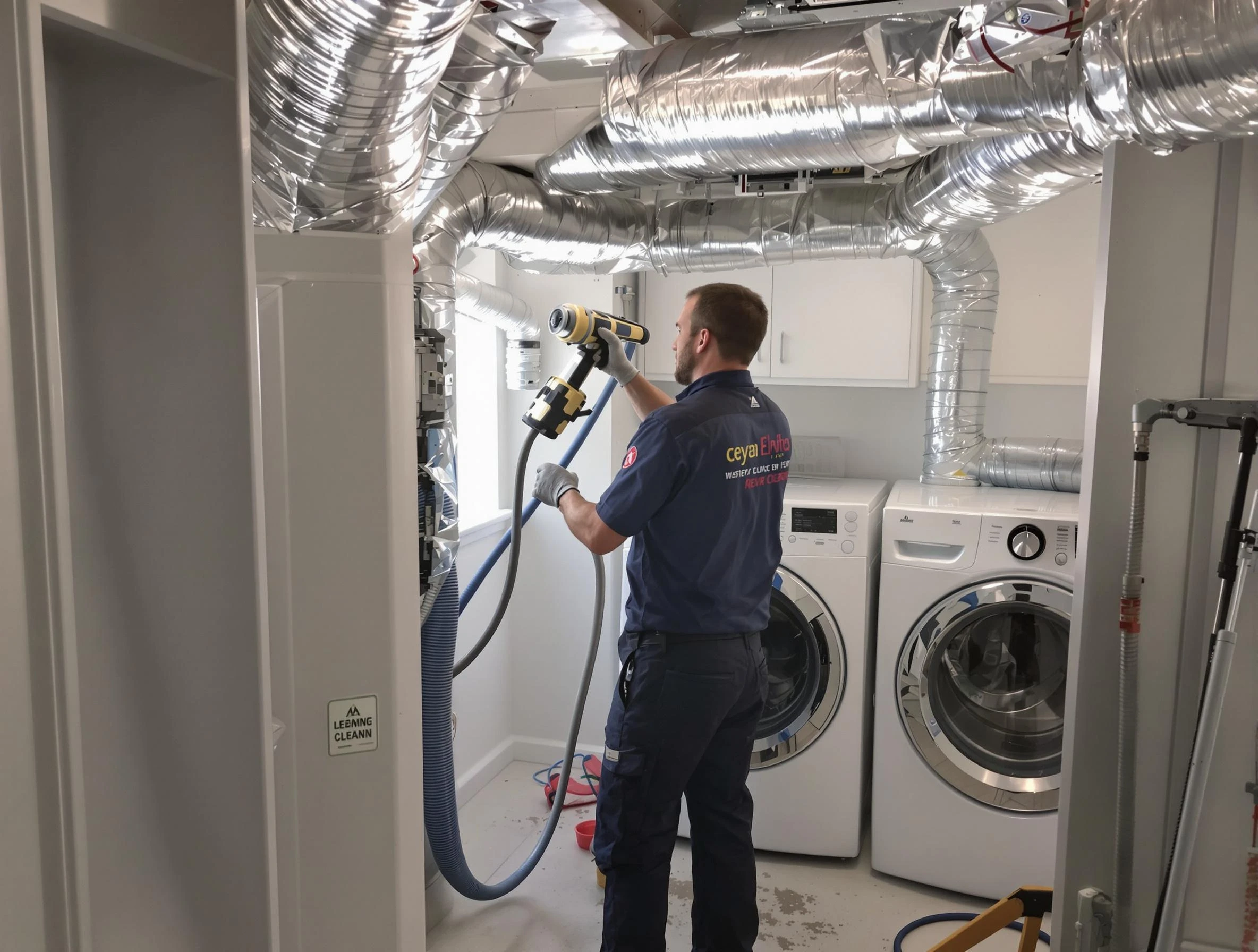 La Vergne Dryer Vent Cleaning specialist using advanced equipment for thorough duct cleaning in La Vergne