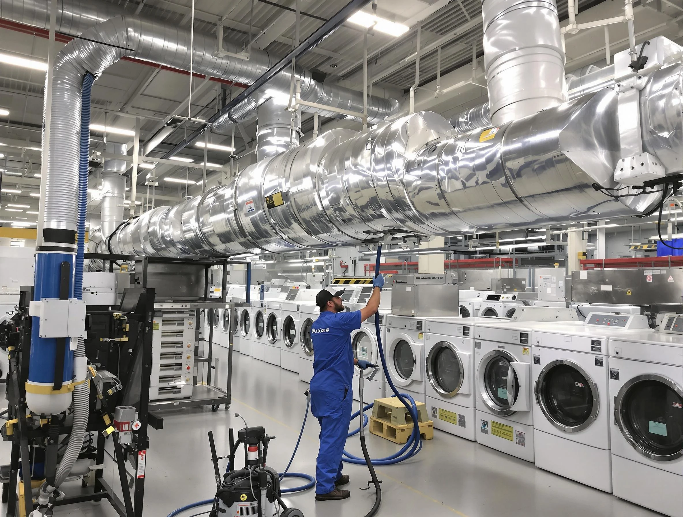 La Vergne Dryer Vent Cleaning team performing heavy-duty industrial dryer vent cleaning in La Vergne